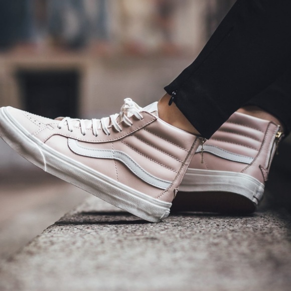 vans old skool zip whispering pink